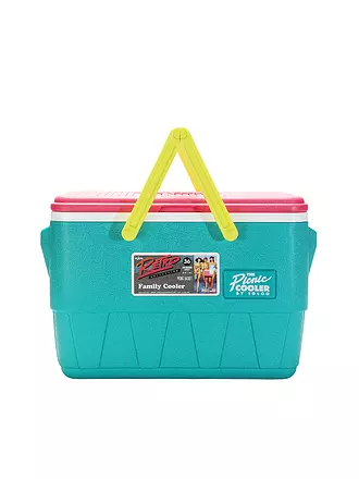 IGLOO | Retro-Picknickkorb 25-Quart-Kühlbox | petrol