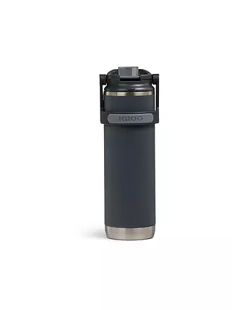 IGLOO | Trinkflasche Flip 'n' Sip Tumbler isoliert 591ml | schwarz
