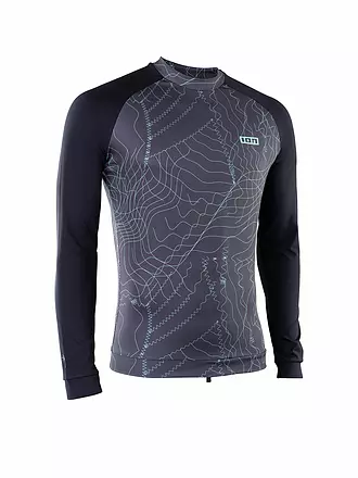 ION | Herren Beachshirt Rashguard Maze | grau