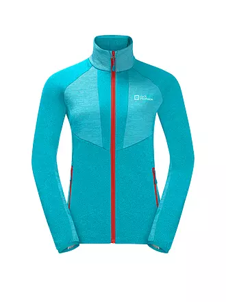 JACK WOLFSKIN | Damen Fleecejacke Blattsteig | türkis