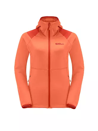 JACK WOLFSKIN | Damen Fleecejacke Kolbenberg Hooded | koralle
