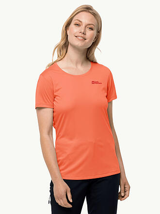 JACK WOLFSKIN | Damen Funktionsshirt Tech | koralle