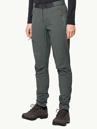 JACK WOLFSKIN | Damen Softshell Wanderhose Ziegspitz | olive