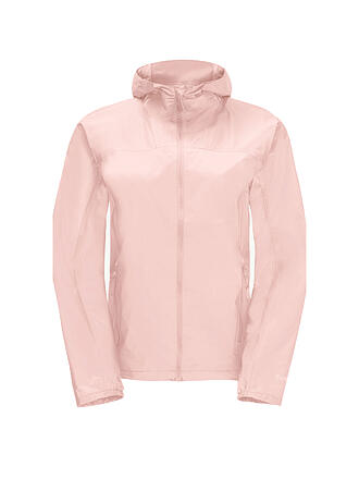 JACK WOLFSKIN | Damen Wanderjacke Prelight 2.5l Hoodie | koralle