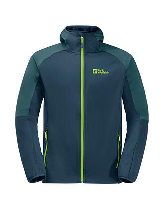 JACK WOLFSKIN | Herren Softshelljacke Feldberg Hoodie | dunkelblau