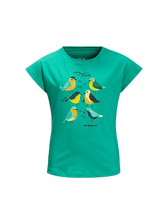 JACK WOLFSKIN | Mädchen T-Shirt Tweeting Birds | mint