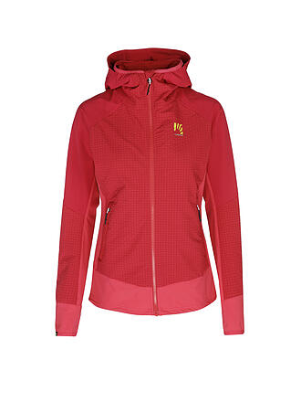KARPOS |  Damen Softshelljacke Lede Hoodie | beere