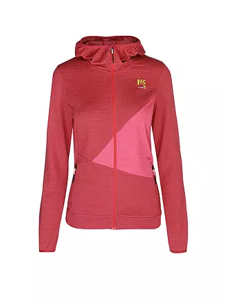 KARPOS | Damen Fleecejacke Nuvolau Hoodie | pink