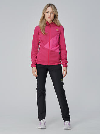 KARPOS | Damen Fleecejacke Nuvolau Hoodie | petrol