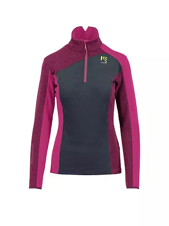 KARPOS | Damen Funktionsshirt Federa Half-Zip Fleece | hellblau