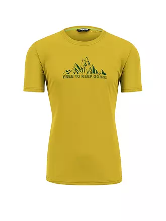 KARPOS | Herren Funktionsshirt Loma Print Jersey | senf