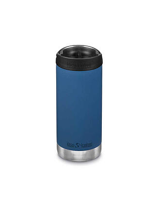 KLEAN KANTEEN | Edelstahl Isolierflasche TKWide 355ml Café Cap Real Teal | schwarz