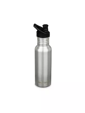 KLEAN KANTEEN | Edelstahl Trinkflasche Classic 532ml Sport Cap Old Gold | silber