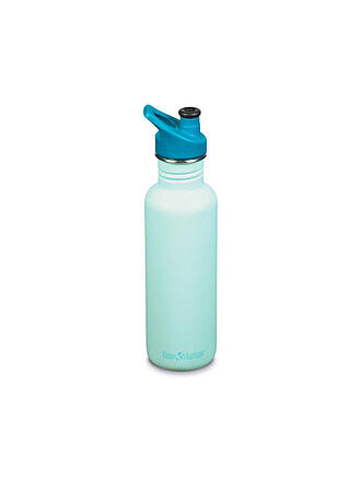 KLEAN KANTEEN | Edelstahl Trinkflasche Classic 800ml Sport Cap Tiger Lily | blau