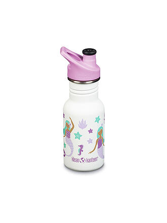 KLEAN KANTEEN | Kinder Trinkflasche Classic einwandig 12 oz (355 ml) mit Sippy Cap | pink
