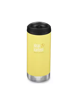 KLEAN KANTEEN | Trinkbecher TKWide vakuumisoliert 16 oz (473 ml) mit Café Cap | gelb