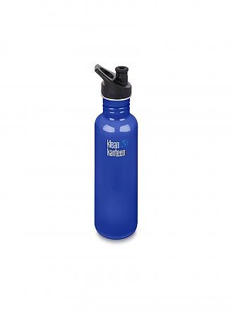 KLEAN KANTEEN | Trinkflasche Classic einwandig Millenial Blush 27 oz (800 ml) mit Sport Cap | blau