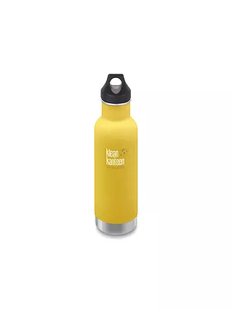 KLEAN KANTEEN | Trinkflasche Classic vakuumisoliert 20 oz (592 ml) mit Loop Cap | gelb