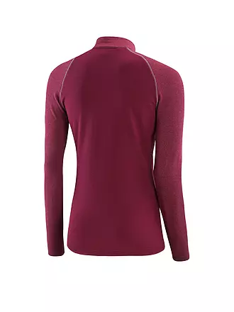 LÖFFLER | Damen Langlauf Midlayer Fine Stripe Transtex® | beere