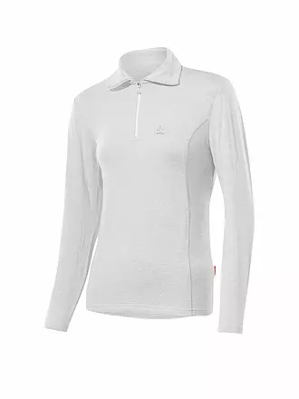 LÖFFLER | Damen Zip-Rolli Basic Transtex | weiss