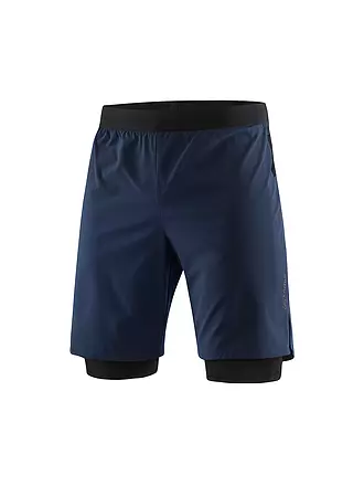 LÖFFLER | Herren 2in1 Laufshort ASSL | dunkelblau