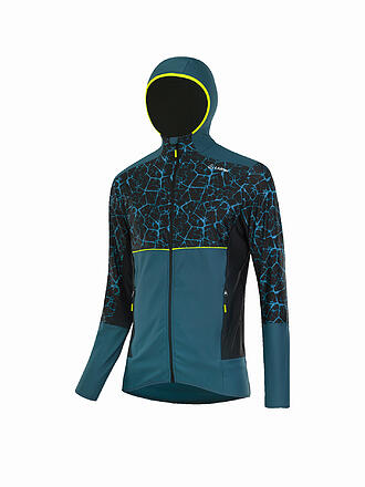 LÖFFLER | Herren Langlaufjacke M Hoody Frozen Rew | petrol