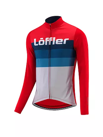 LÖFFLER | Herren Rad Trikot Messenger Mid FZ LS | rot