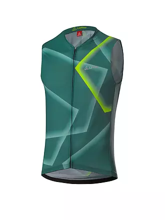 LÖFFLER | Herren Radtrikot Penta Vent FZ SL | petrol