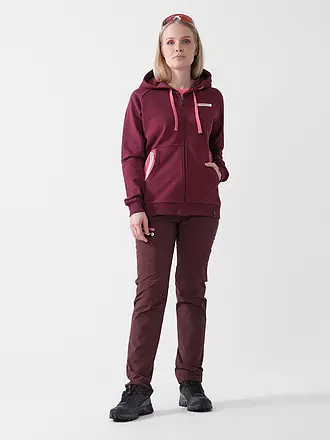 LA SPORTIVA | Damen Fleecejacke Kaos Hoodie | dunkelrot