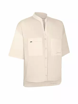 LAMUNT | Damen Bluse Ulli MNT Travel | hellbraun