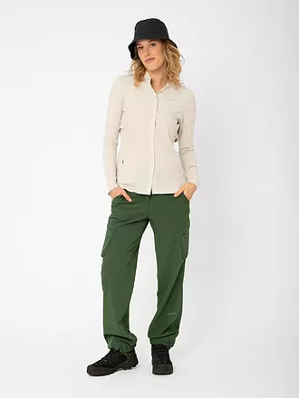 LAMUNT | Damen Bluse Ulli MNT Travel | hellbraun