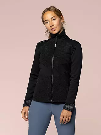 LAMUNT | Damen Fleecejacke Sophia Cozy | schwarz