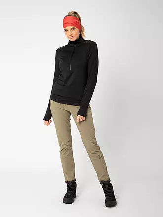 LAMUNT | Damen Funktions Zipshirt Nora | schwarz