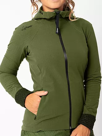 LAMUNT | Damen Wanderjacke Paola Tech Hoodie | dunkelgrün