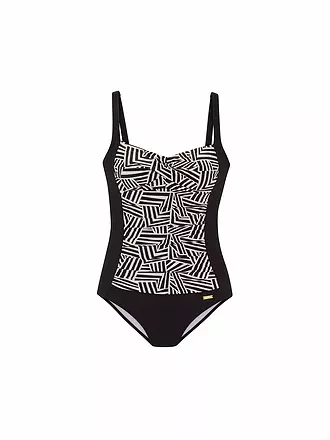 LASCANA | Damen Badeanzug | schwarz