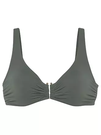 LASCANA | Damen Bikinioberteil | olive