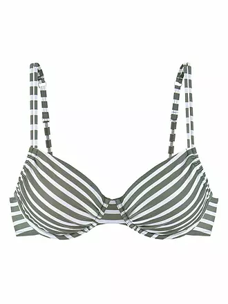 LASCANA | Damen Bikinioberteil | olive