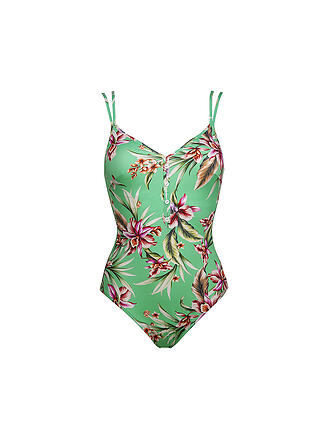 LIDEA | Damen Badeanzug | grün