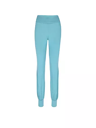 LOUNGE CHERIE | Damen Yogahose Conny | petrol