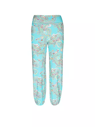 LOUNGE CHERIE | Damen Yogahose Ronja | türkis