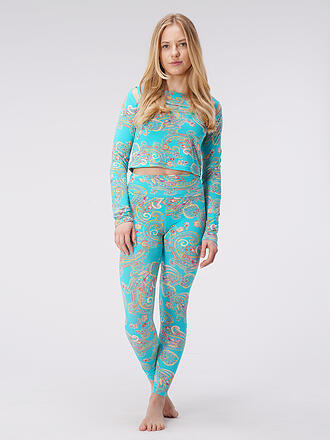 LOUNGE CHERIE | Damen Yogashirt Kristin | türkis