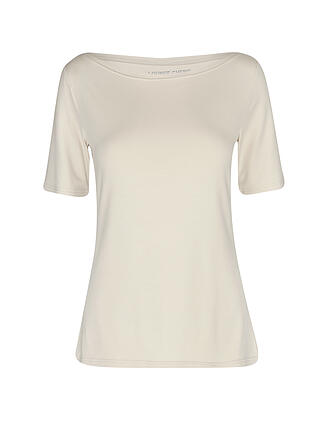 LOUNGE CHERIE | Damen Yogashirt Rosa 3/4 Arm | beige