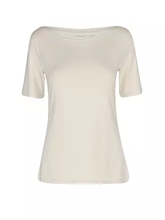 LOUNGE CHERIE | Damen Yogashirt Rosa 3/4 Arm | beige