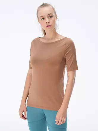 LOUNGE CHERIE | Damen Yogashirt Rosa 3/4 Arm | petrol