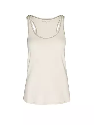 LOUNGE CHERIE | Damen Yogatank Daya | beige