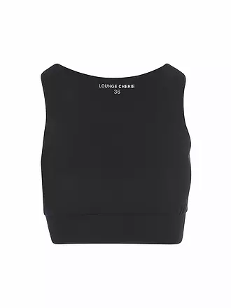 LOUNGE CHERIE | Damen Yogatop Elie | schwarz