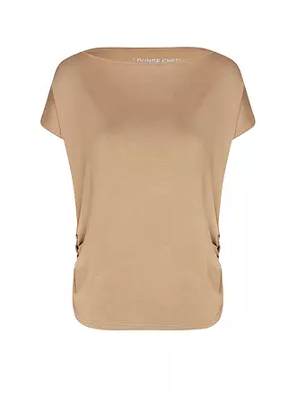 LOUNGE CHERIE | Damen Yogatop Emma | braun