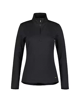 LUHTA | Damen Unterzieh Zipshirt Huikas | schwarz