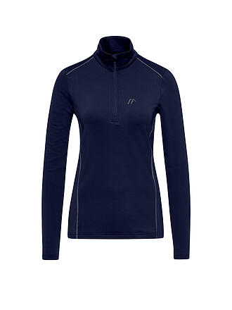 MAIER | Damen Unterzieh Zipshirt Jenna | dunkelblau