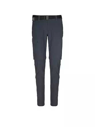 MAIER | Damen ZipOff-Wanderhose Inara Slim Zip | schwarz